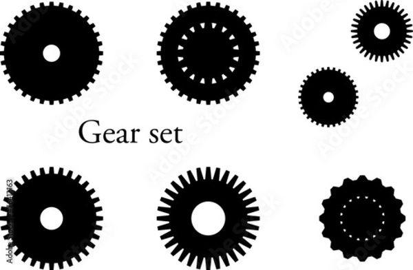 Obraz 歯車のセット