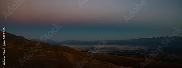 Obraz sunrise over the mountains