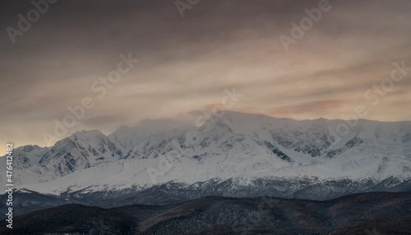 Obraz sunrise over the mountains