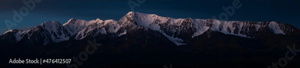 Obraz sunset in the mountains