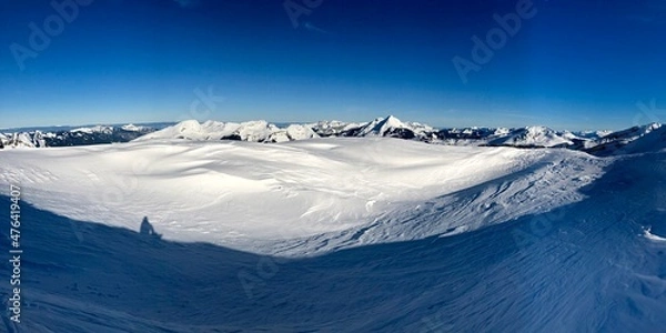 Obraz Au dessus des montagnes