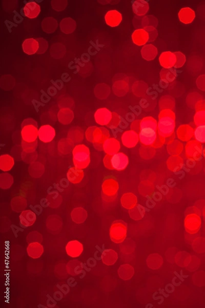 Obraz Abstract christmas lights on background