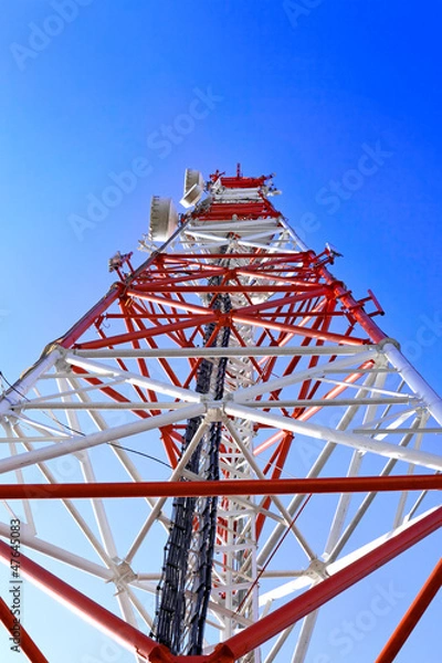 Obraz Radio Relay Link, Mobile Base Station.