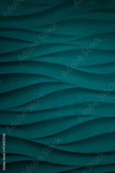 Fototapeta Turquoise Background, realistic texture, artistic lighting. Barillef.