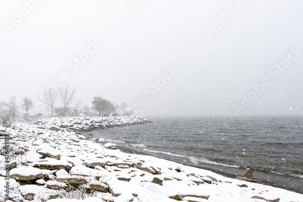 Obraz landscape with snow
