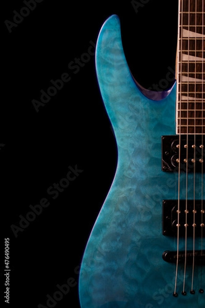 Obraz Blue Electric Guitar