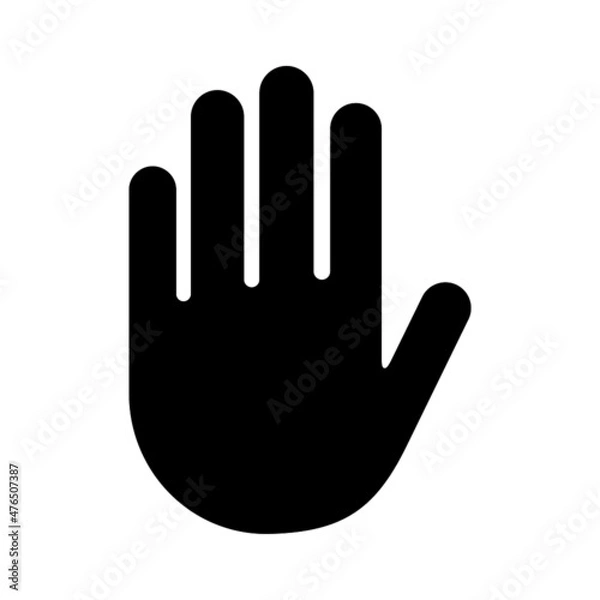 Fototapeta hand icon