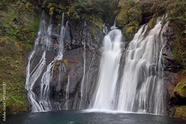 Obraz 秋の白水の滝