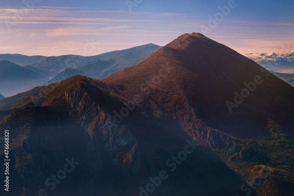 Fototapeta Beautiful view over this mountain