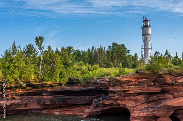 Obraz Apostle Islands: Devils Island:Lighthouse