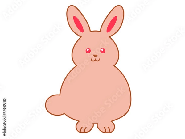 Fototapeta うさぎのイラスト