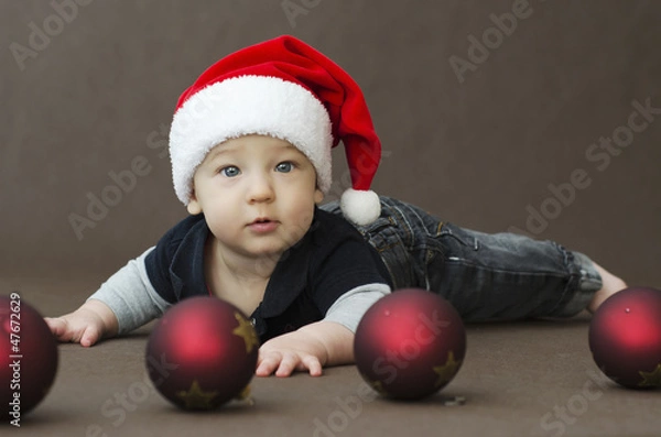 Obraz Mały Mikołaj