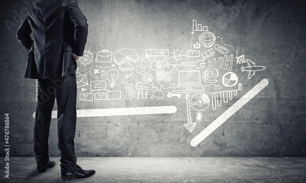 Fototapeta Business growth and progress concept
