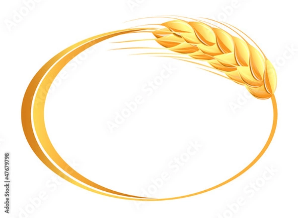 Obraz Wheat ears icon