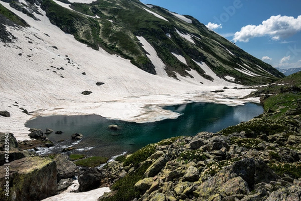 Fototapeta lake in the mountains