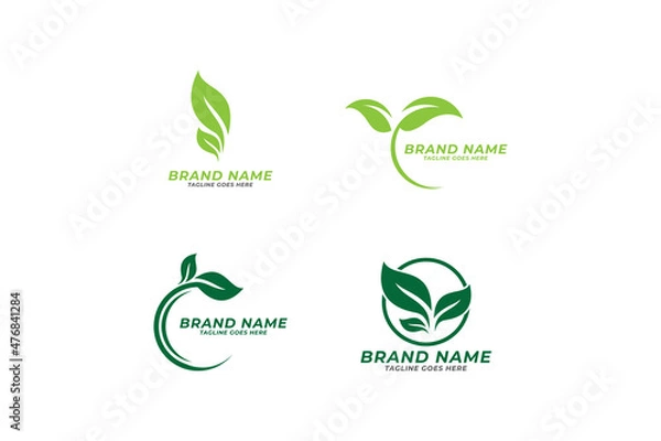 Fototapeta eco friendly logo