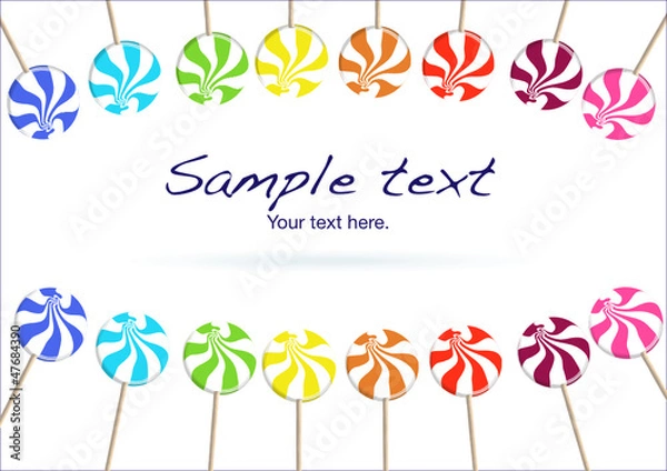 Obraz Colorful Lollipops