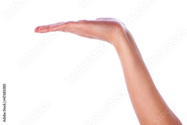 Obraz Hand presenting imaginary product