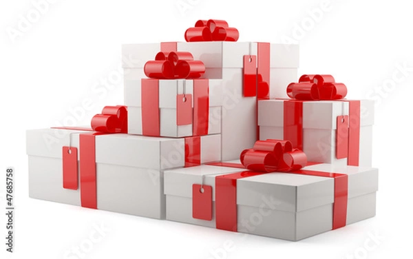 Fototapeta Gift boxes set