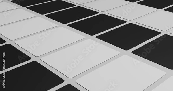 Obraz Business card mockup image 3d rendered premium image flat and modern design
