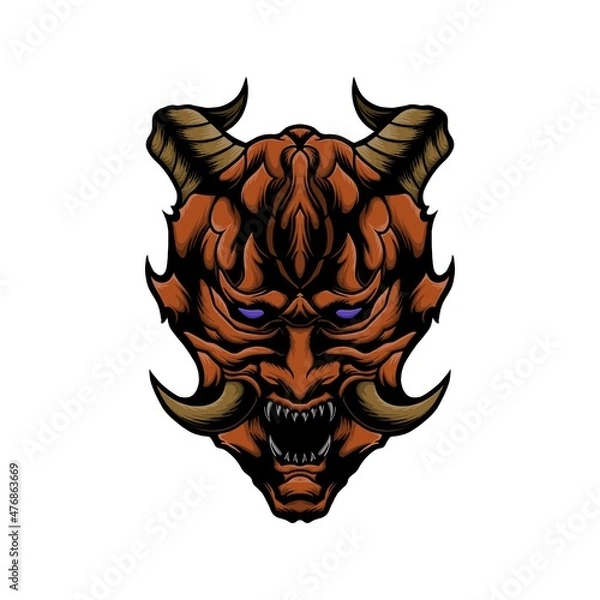 Obraz tiger head tattoo