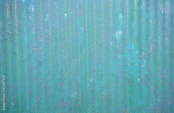 Fototapeta Metal light blue textured. Panorama of Metal rusty texture background rust steel. Industrial metal texture. Grunge rusted metal texture, rust background
