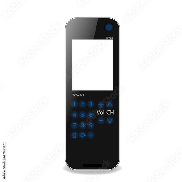Fototapeta Remote Touch screen- Vector Design