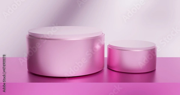 Obraz Cosematitic product mockup 3d rendered premium quality image product advertisement 3d picture