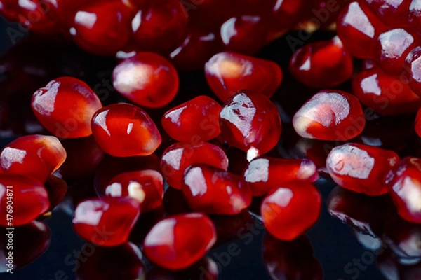Obraz pomegranate seeds close-up