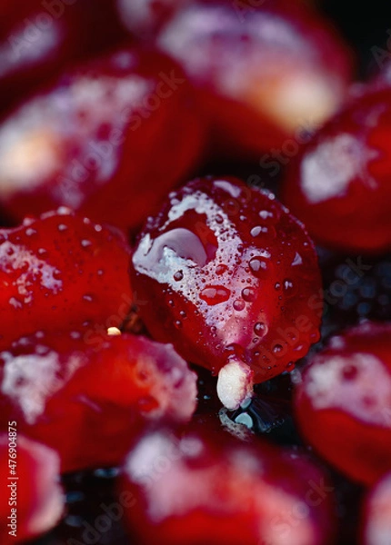 Obraz pomegranate seeds close-up