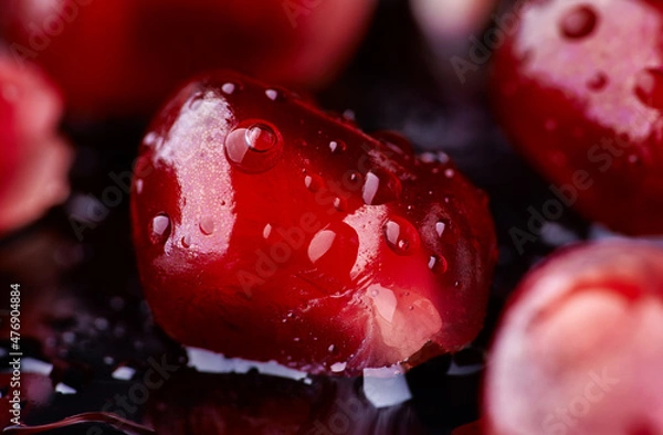 Obraz pomegranate seeds close-up