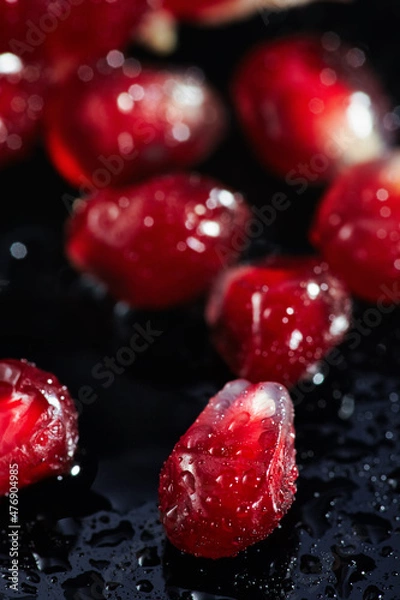 Obraz pomegranate seeds close-up