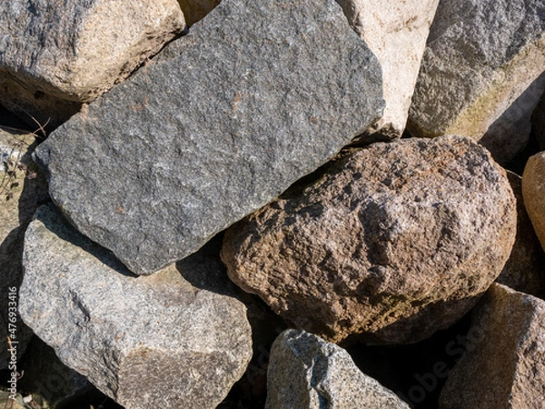 Fototapeta 石を集めた