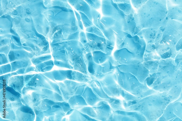 Fototapeta 水 ジェル 波 ブルー テクスチャ 背景