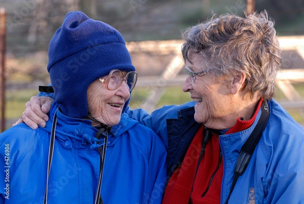 Obraz elderly ladies laughing