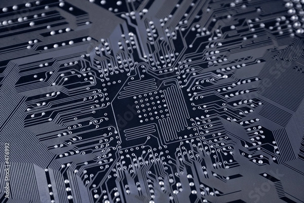 Fototapeta computer mainboard