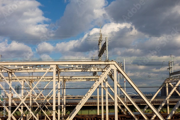 Obraz construction site with sky