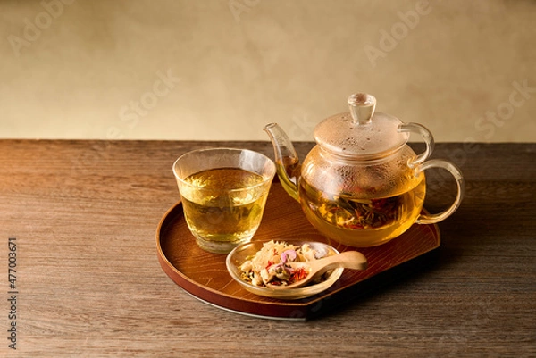 Obraz 中国茶のティータイム