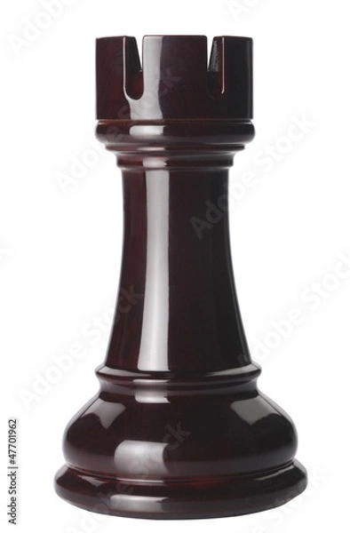 Obraz Ajedrez torre negra