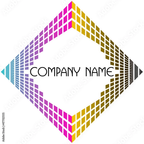 Obraz logo quadricromia