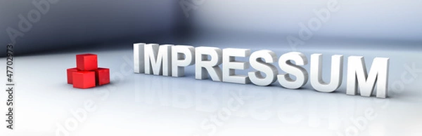 Fototapeta Impressum