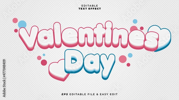 Obraz Valentines Day Editable Text Effect