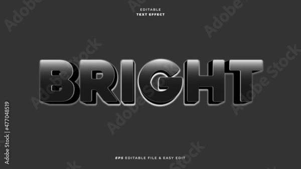 Obraz Bright Glow Editable Text Effect