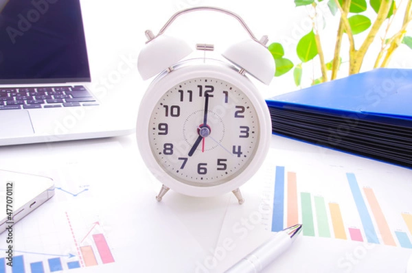 Fototapeta 時間と仕事のイメージ ビジネス