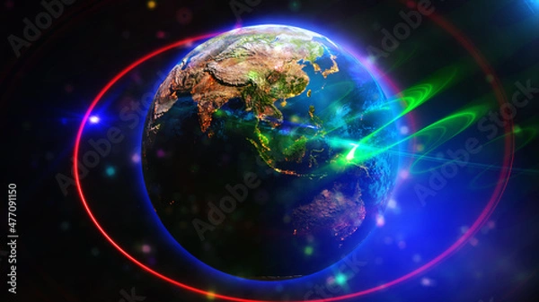 Obraz earth in space