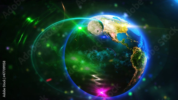 Obraz planet earth with space