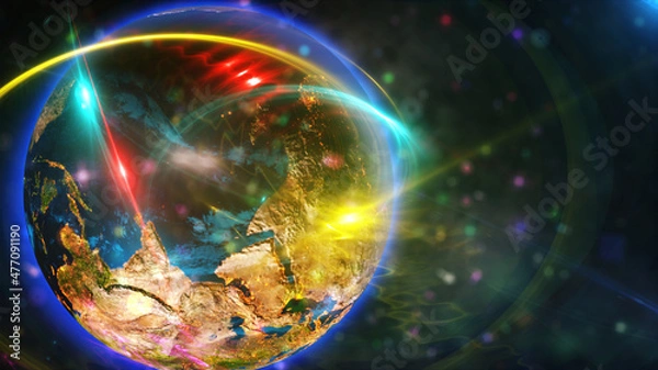 Fototapeta planet in space