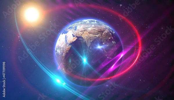 Obraz earth in space