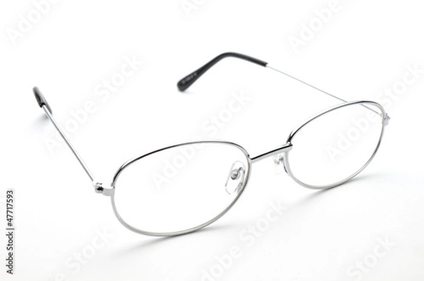 Obraz めがね　銀メタル