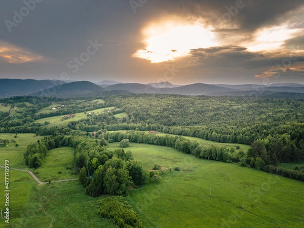Fototapeta Beskid Niski Oderne